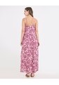 Vestido  Para Mujer M/Sisa Largo Color Rosado Marca Ostu #40170338 de Ostu