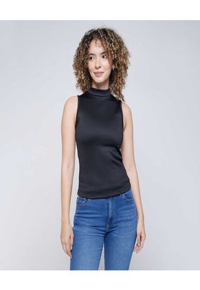 Camiseta Para Mujer Manga Sisa Color Negro Marca Ostu #40091832