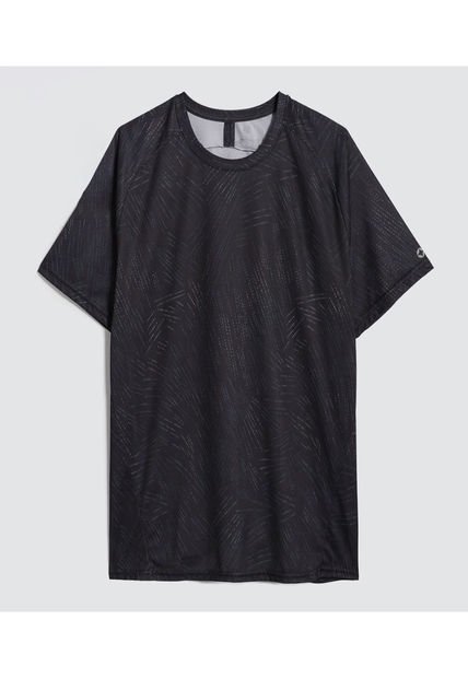 Camiseta Para Hombre Manga Corta Color Negro Marca Ostu #60091306
