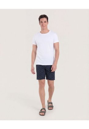 Bermuda  Para Hombre Regular Corto Color Azul Marca Ostu #60100488