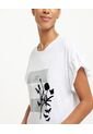 Camiseta Para Mujer Manga Corta Color Blanco Marca Ostu #40091541 de Ostu
