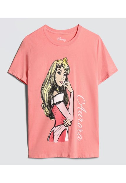 Camiseta Para Mujer Manga Corta Color Rosado  Marca Ostu #40091910