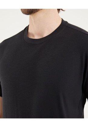 Camiseta Para Hombre Manga Corta Color Negro Marca Ostu #60091566