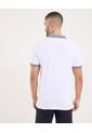 Polo Para Hombre Cuello Tejido Sin Bolsillo Color Blanco Marca Ostu #60110751 de Ostu