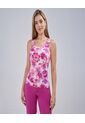 Top Para Mujer Cuello Redondo Color Rosado  Marca Ostu #40220355 de Ostu
