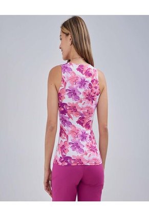 Top Para Mujer Cuello Redondo Color Rosado Marca Ostu #40220355