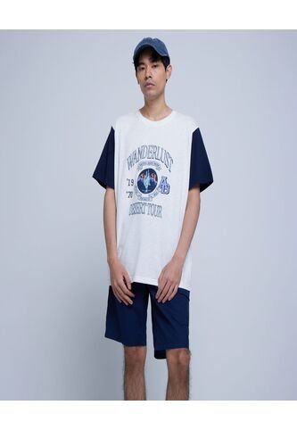 Camiseta Para Hombre Manga Corta Color Blanco Marca Ostu #60091154 Ostu