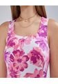 Top Para Mujer Cuello Redondo Color Rosado  Marca Ostu #40220355 de Ostu