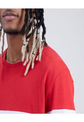 Camiseta Para Hombre Manga Corta Color Rojo Marca Ostu #60091101