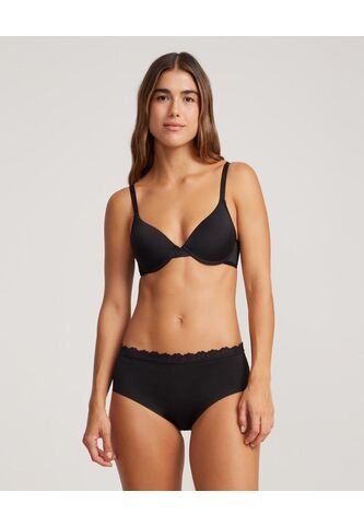 Panty Para Mujer Clasico Color Negro Marca Ostu #40800017 Ostu