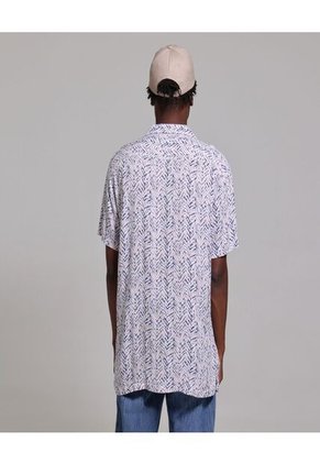 Camisa Para Hombre Manga Corta Sin Bolsillo Color Blanco Marca Ostu #60010527