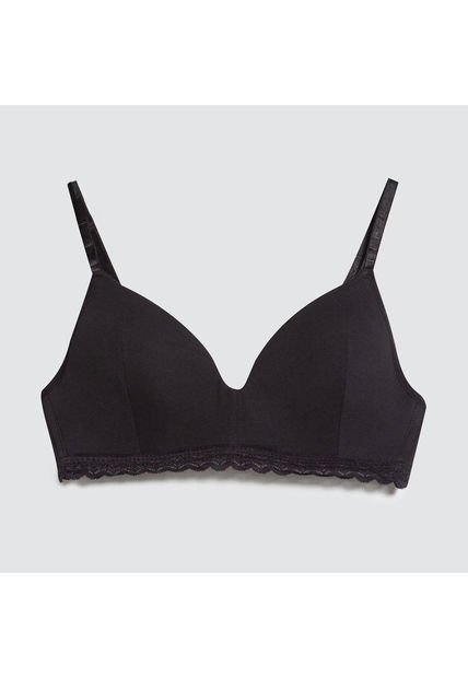 Brasier Para Mujer Monocopa Color Negro Marca Ostu #40830012