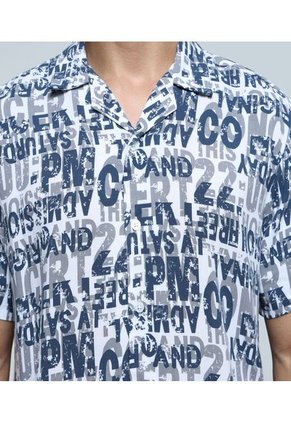 Camisa Para Hombre Manga Corta Sin Bolsillo Color Gris Oscuro Marca Ostu #60010708