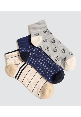 Medias Para Hombre Tobillera Color Pack X Marca Ostu #60980255 Ostu