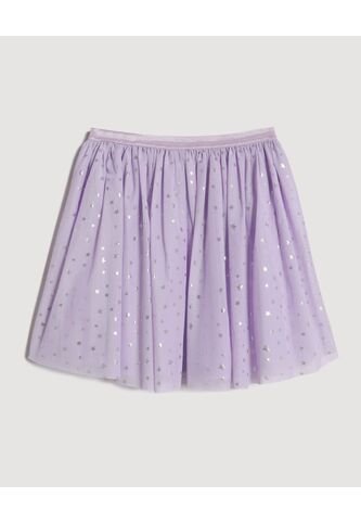 Falda  Infantil Niña Corto Color Lila Marca Ostu #90140027 Ostu