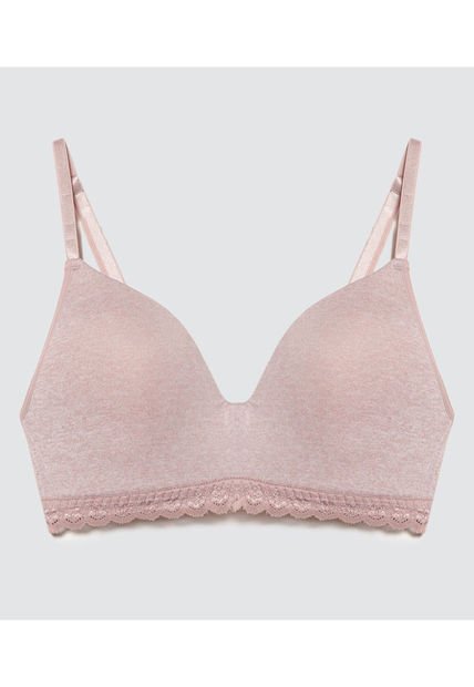 Brasier Para Mujer Monocopa Color Rosado  Marca Ostu #40830021