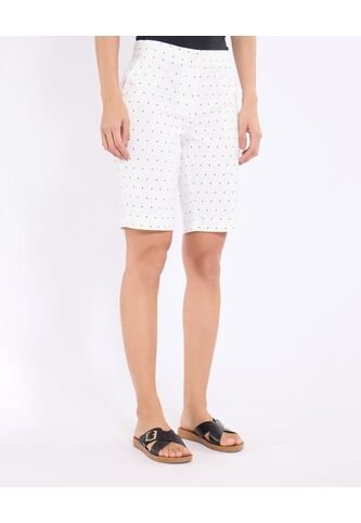 Bermuda  Para Mujer Regular Corto Color Arena Marca Ostu #40100112 Ostu