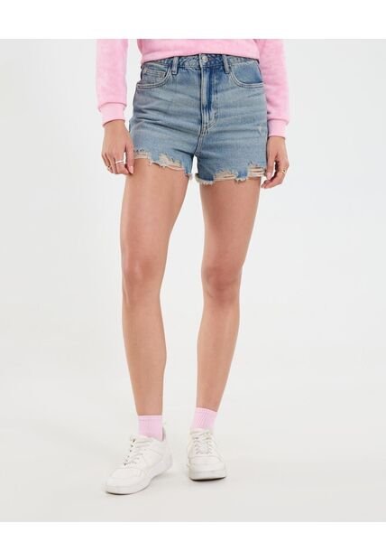 Short Para Mujer Mom Color Azul Marca Ostu #40190346