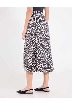 Falda Para Mujer Largo Color Negro Marca Ostu #40140197