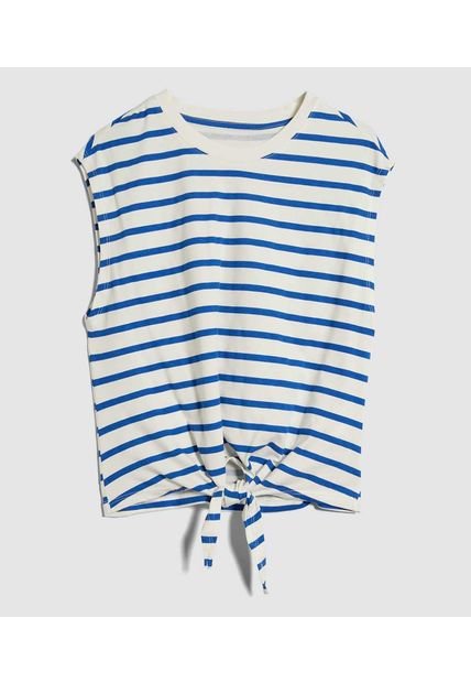Camiseta Para Mujer Manga Sisa Color Azul Rey Marca Ostu #40092324