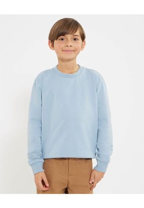 Buzo Para Niño Cuello Redondo Color Azul  Marca Ostu #80060138