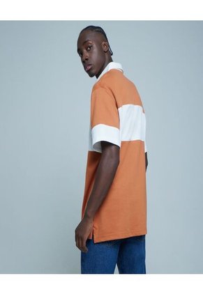 Polo Para Hombre Cuello Maquina Sin Bolsillo Color Café  Marca Ostu #60110585