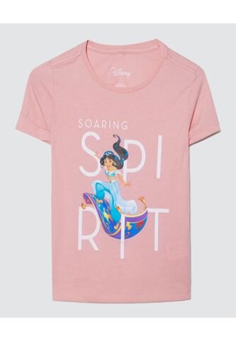 Camiseta Con Estampado De Aladdín  Infantil Niña #90090185 Ostu