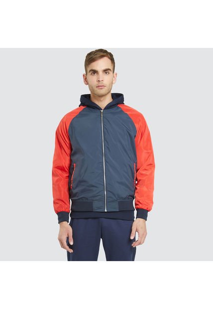 Chaqueta Para Hombre Bomber Color Rojo Marca Ostu #60080083