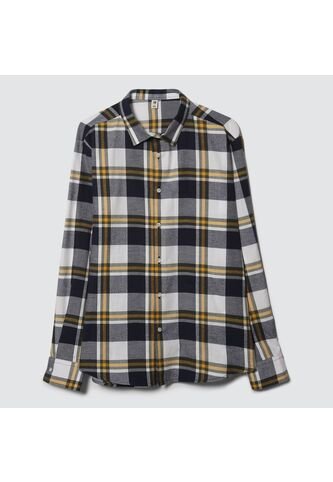 Camisa Para Hombre Manga Larga Sin Bolsillo Color Amarillo  Marca Ostu #60010633 Ostu