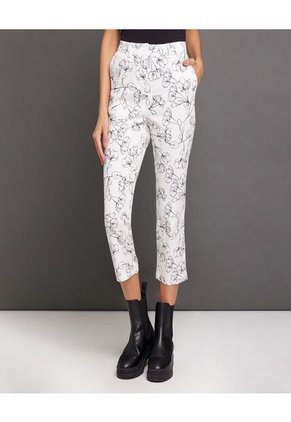 Pantalon Para Mujer Capri Color Crudo Marca Ostu #40070404