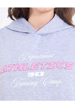 Buzo Para Mujer Hoodie Color Gris Marca Ostu #40060506