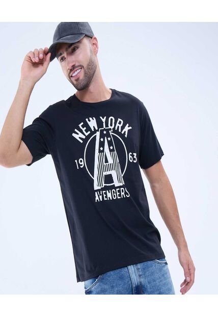 Camiseta Estampada The Avengers  Para Hombre #60091530 Ostu