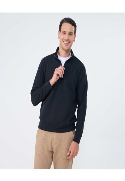 Buzo Para Hombre Zipper Color Negro Marca Ostu #60060478