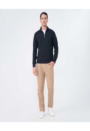 Buzo Para Hombre Zipper Color Negro Marca Ostu #60060478