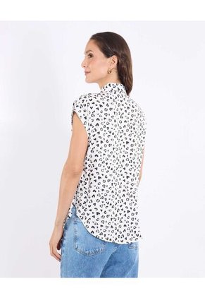 Camisa  Para Mujer Manga Corta Color Negro Marca Ostu #40010357