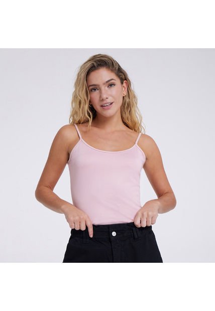 Top Para Mujer Top Color Rosa Marca Ostu #40220264