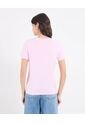 Camiseta  Para Mujer Manga Corta Cuello Redondo Color Rosado Marca Ostu #40092742 de Ostu