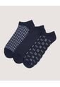 Medias X3 Para Hombre Invisible Color Negro Marca Ostu #60980355 de Ostu
