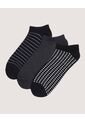 Medias X3 Para Hombre Invisible Color Negro Marca Ostu #60980351 de Ostu