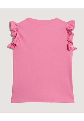 Camiseta  Infantil Niña Manga Sisa Cuello Redondo Color Rosado Marca Ostu #90090335