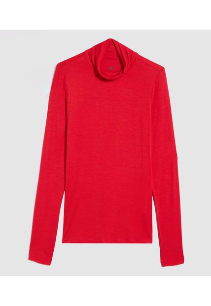 Camiseta Para Mujer Manga Larga Color Rojo Marca Ostu #40092238