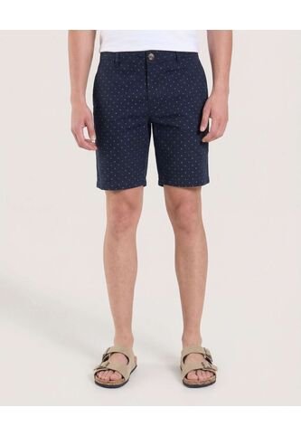 Bermuda  Para Hombre Regular Corto Color Azul Marca Ostu #60100488 Ostu