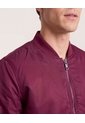 Chaqueta Bomber  Para Hombre Vino Ostu de Ostu