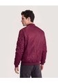 Chaqueta Bomber  Para Hombre Vino Ostu de Ostu