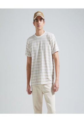 Camiseta Para Hombre Manga Corta Color Blanco Marca Ostu #60091088