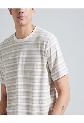 Camiseta Para Hombre Manga Corta Color Blanco Marca Ostu #60091088