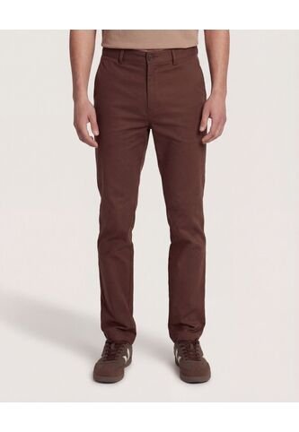 Pantalón  Para Hombre Chino Color Café Marca Ostu #60070541 Ostu