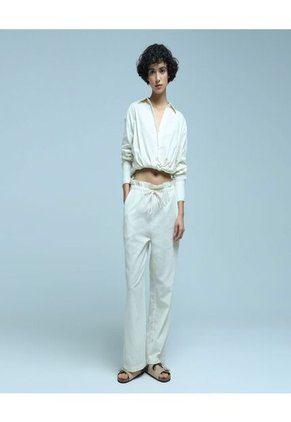 Pantalon Para Mujer  Color Amarillo  Marca Ostu #40070617