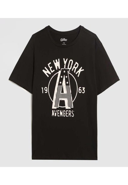 Camiseta Para Hombre Manga Corta Color Negro Marca Ostu #60091530