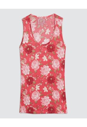 Top Para Mujer Cuello Redondo Color Rosado Oscuro Marca Ostu #40220297